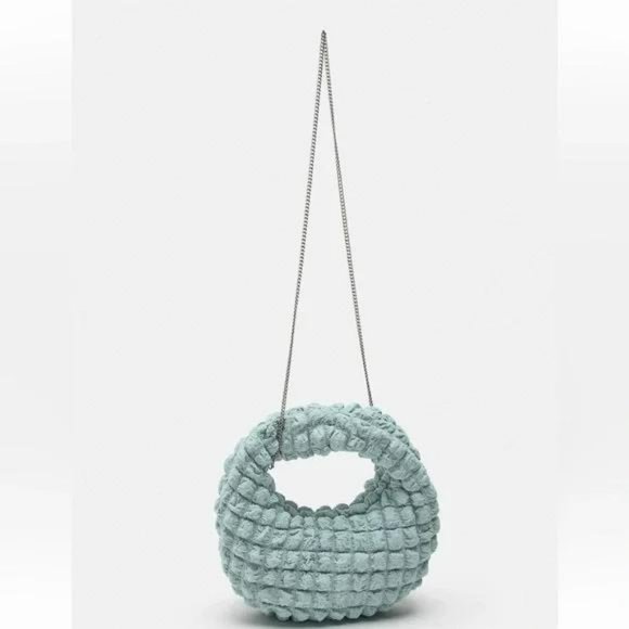 ZARA TEXTURED FABRIC BAG - Picture 6 of 6